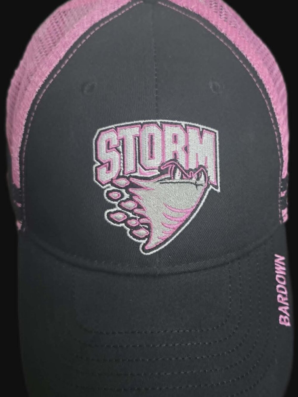 Guelph Storm OHL Pink Black Trucker Snapback Hat OSFA